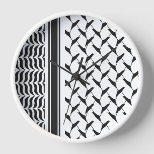 Horloge Keffiyeh palestinien