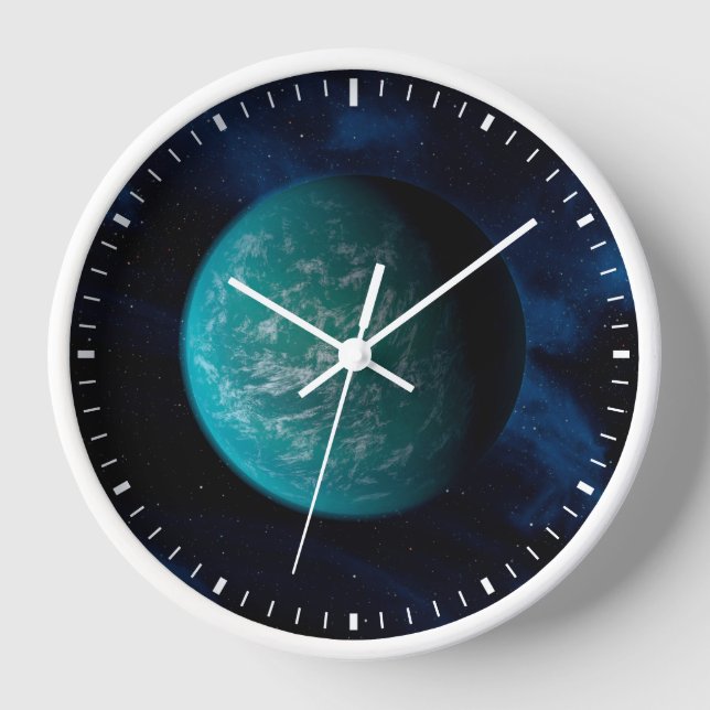 Horloge Kepler 22b, Une planète extra-solaire. (Recto)