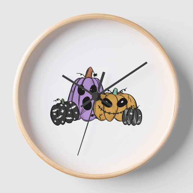 Horloge Kine de Halloween (Recto)