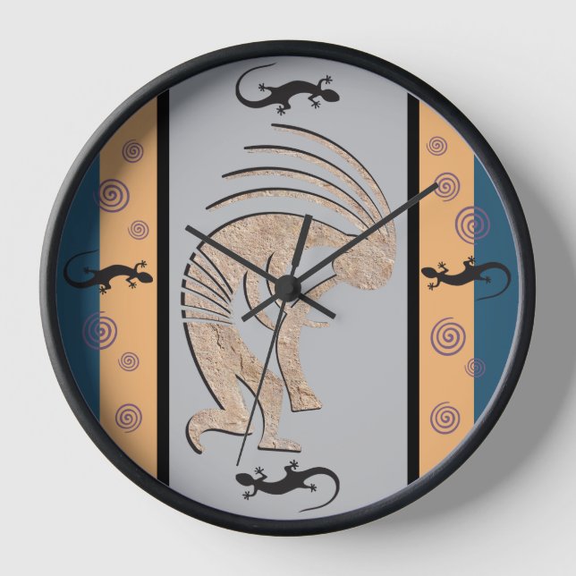 Horloge Kokopelli du soleil du Sud-Ouest  (Recto)