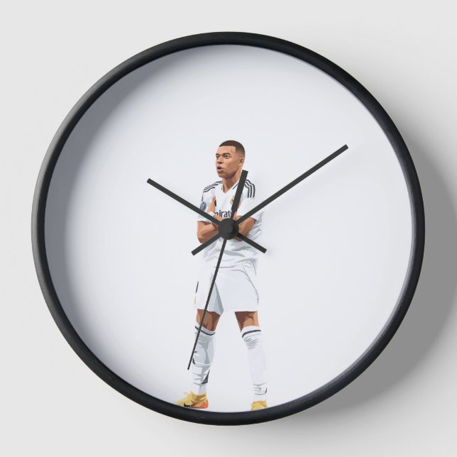Horloge Kylian Mbappe - Real Madrid (Recto)