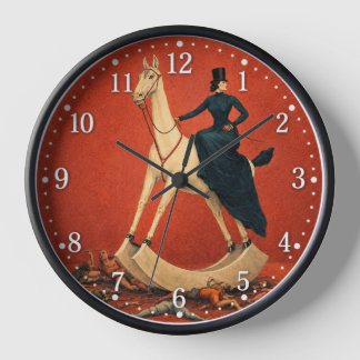 Horloge La Dame sur le Cheval