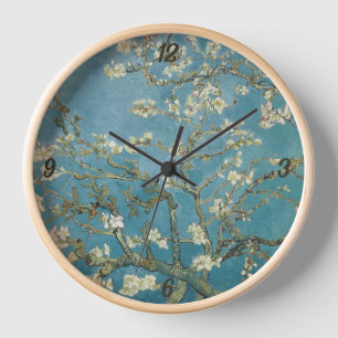 Horloge La fleur d'amandes du minimaliste Vincent van Gogh