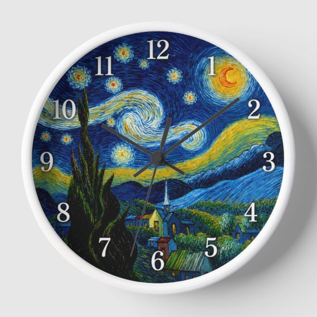 Horloge La Nuit étoilée (Recto)