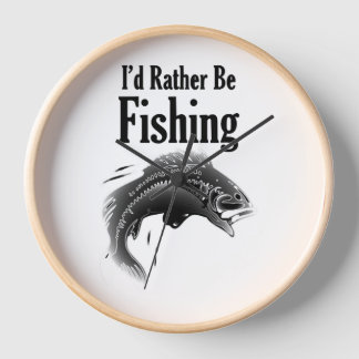 Horloge la pêche plutôt que le poisson