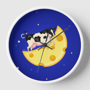 Horloge La Vache S'Est Écrasée Au-Dessus Du Ryme De La Pép