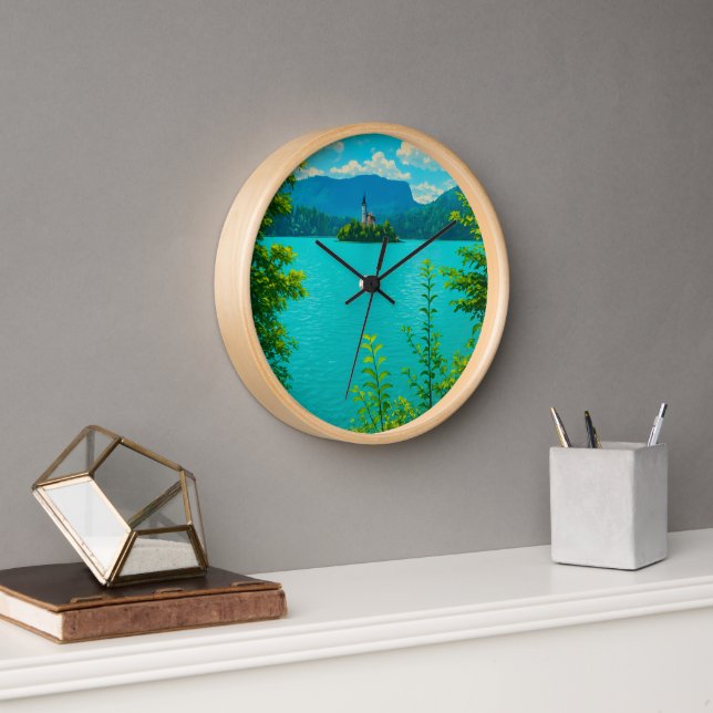 Horloge Lac Bled (Bureau)
