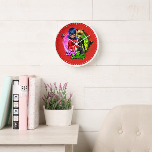 Horloge Ladybug & Cat Noir   Lucky & Charming