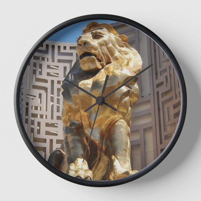 HORLOGE LAS VEGAS GOLD LION (Recto)
