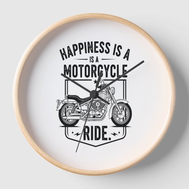 Horloge Le bonheur est une course de moto.jpg (Recto)