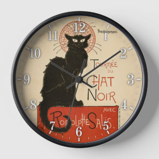 Horloge Le Chat Noir
