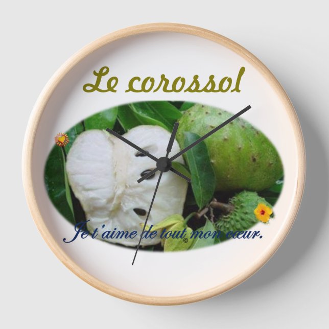 Horloge Le corossol (Recto)