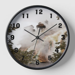 Horloge Le parc national de Yellowstone est Extraordinaire