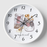 Le temps des ingrédients de Baker de cuisiner