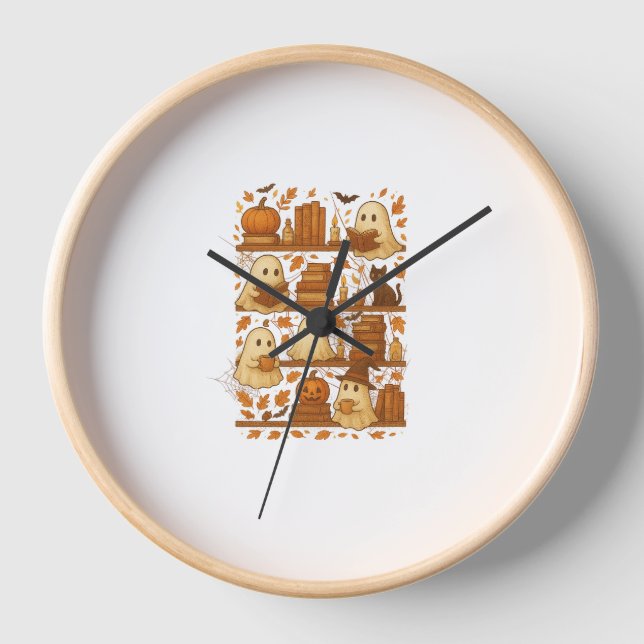 Horloge Lecture de Halloween Ghost Lover (Recto)