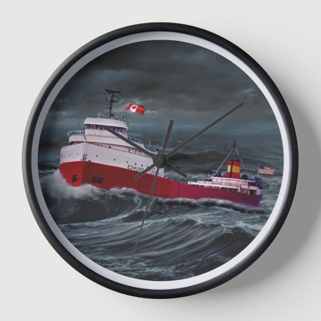 HORLOGE L'ÉPAVE DE L'EDMUND FITZGERALD (Recto)