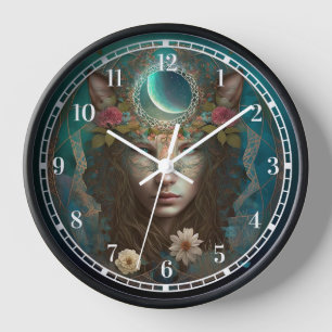 Horloge L'Esprit Animal L'Art Imaginaire Mystique