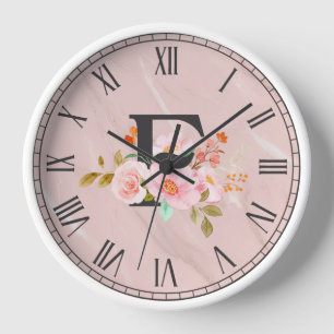 Horloge Lettre F