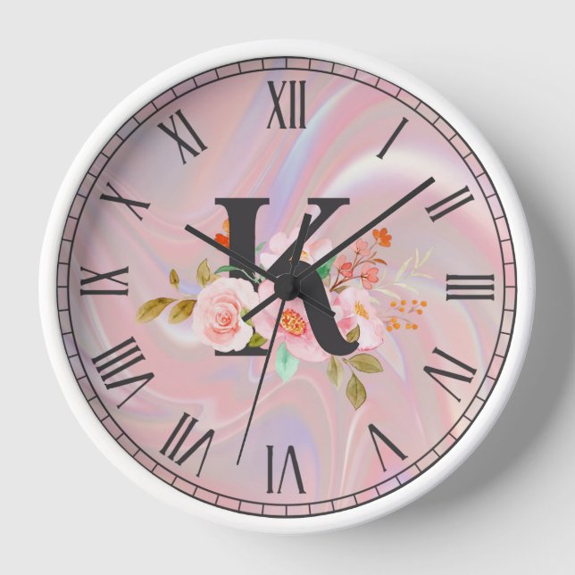 Horloge Lettre K (Recto)