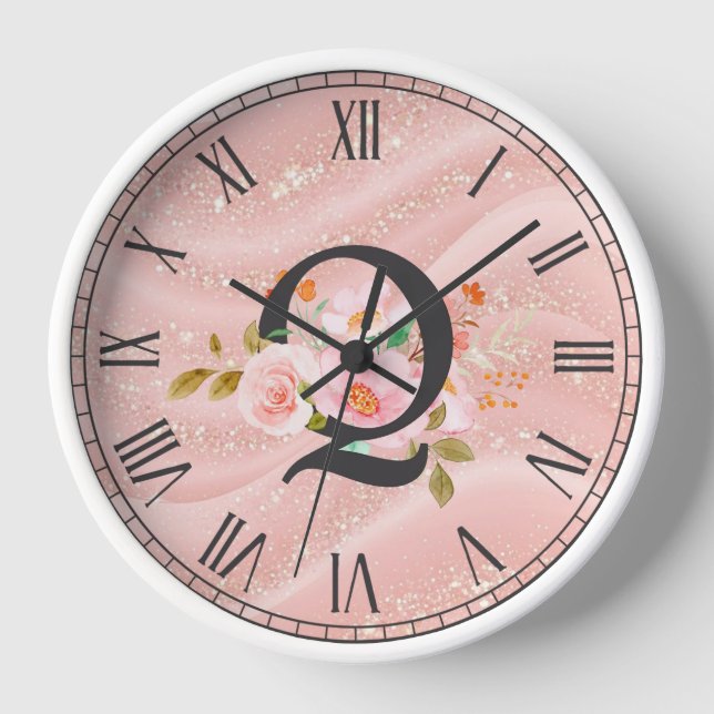 Horloge Lettre Q (Recto)