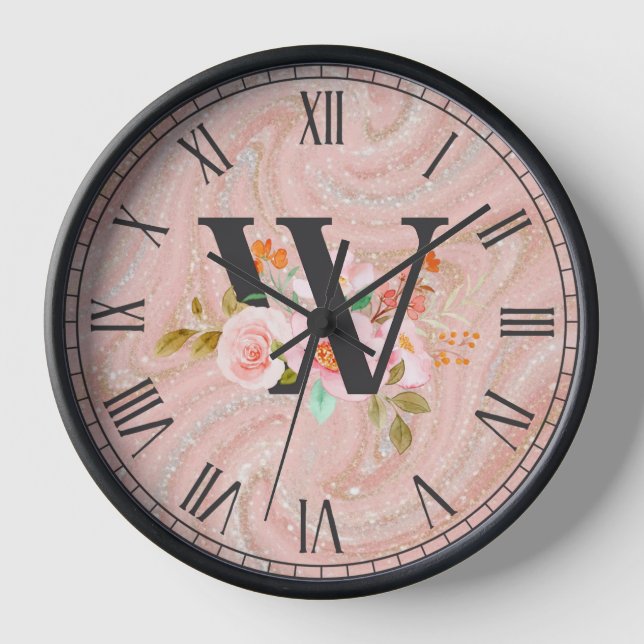 Horloge Lettre W (Recto)