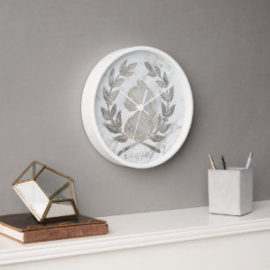 Horloge L'Horloge Murale Carrara Crest Le Chat d'Argent