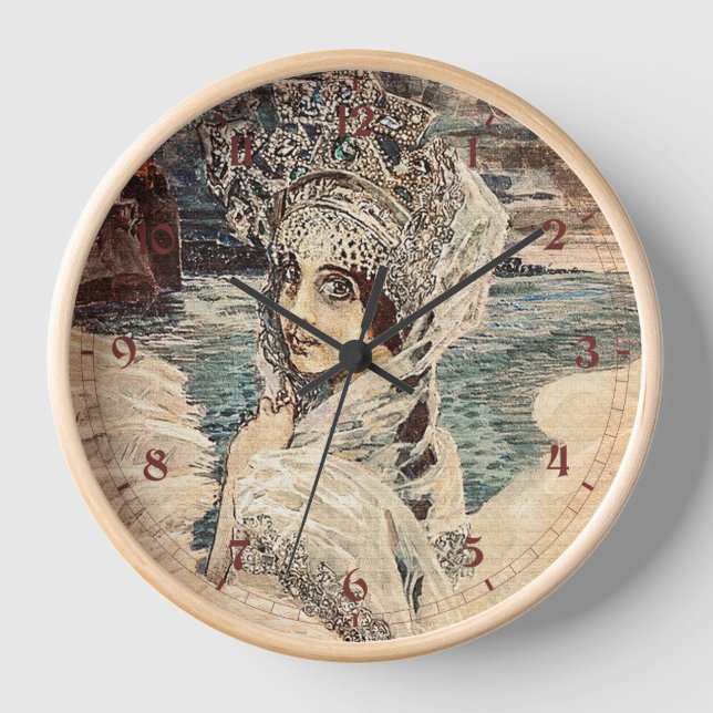 Horloge L'horloge princesse cygne (Recto)