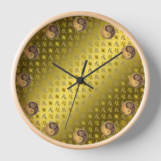 Horloge Lion & Dragon de Terre (Recto)