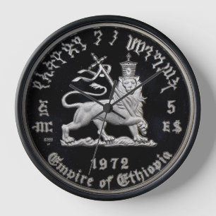 Horloge Lion of Judah Jah Rasta Reggae Roots