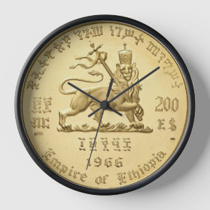 Horloge Lion of Judah Jah Rasta Reggae Roots