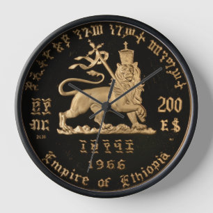 Horloge Lion of Judah Jah Rasta Reggae Roots