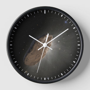 Horloge L'objet interstellaire Wayward Oumuamua.