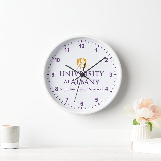 Horloge Logo de l'Université d'Albany (Maison)