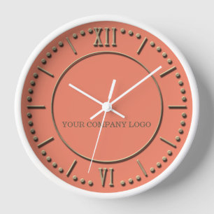 Horloge LOGO DE VOTRE ENTREPRISE, personnalisé, ajoutez v