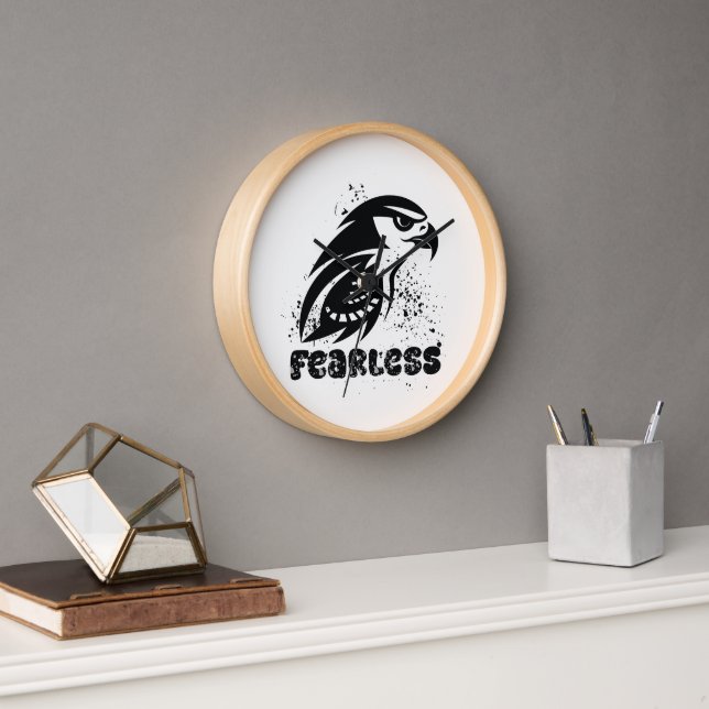 Horloge Logo Fierce Hawk Head (Bureau)