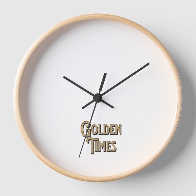 Horloge logo Golden Times Watch (Recto)