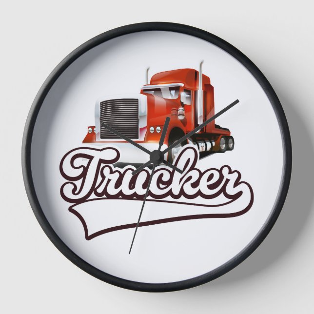 Horloge Logo vintage routier (Recto)