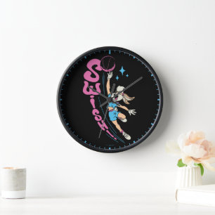 Horloge Lola Buny "SUISSE !" Basketball Dunk