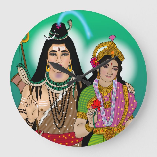 Horloge Lord Shiv Parvati (Recto)