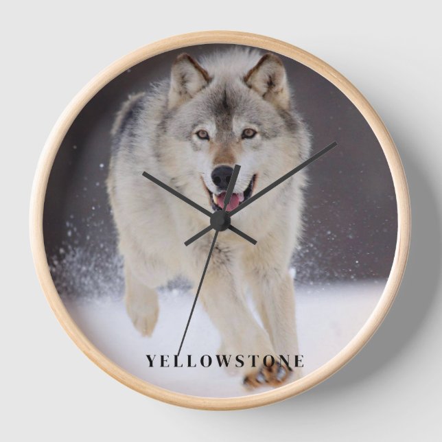 Horloge Loup de Yellowstone (Recto)
