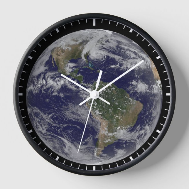 Horloge L'Ouragan Sandy Le Long De La Côte Est Des États-U (Recto)