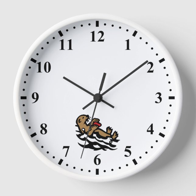 Horloge Loutre de mer (Recto)
