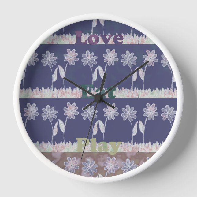 Horloge Love Bleu Baby shower couleurs.png (Recto)