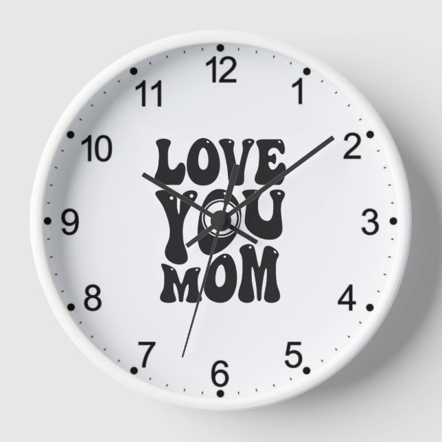 Horloge Love You Mother's Day Design-51727 (Recto)