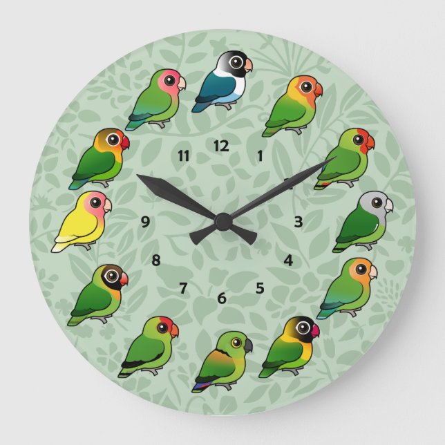 Horloge Lovebird (Recto)