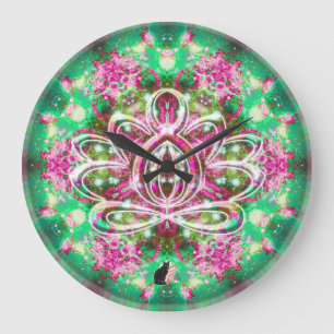 Horloge Lumineuse en Lotus Zen