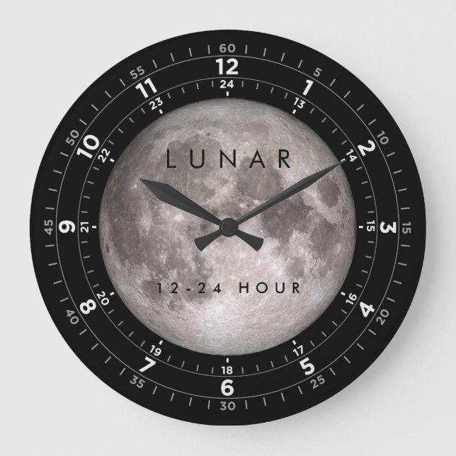 Horloge Lune 24 Heures (Recto)