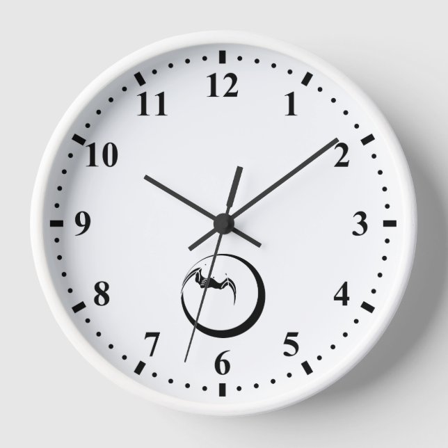 Horloge Lune et chauve-souris (Recto)