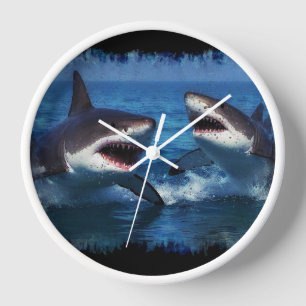 Horloge Lutter contre les requins