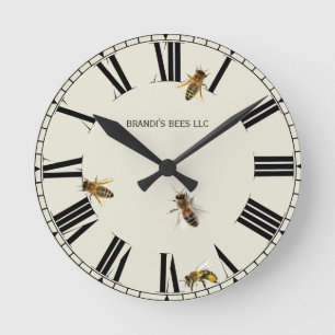 Horloge magasin de l'abeille du travailleur